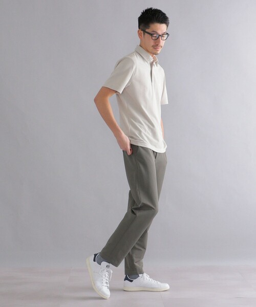 SHIPS（シップス）の「*SHIPS: 吸水速乾・UVケア Drymix（R) ワンポイント ロゴ レギュラーカラー ポロシャツ（ポロシャツ・メンズ・ブラック/ダークグレー/ベージュ/ネイビー/ライトブルー/ロイヤルブルー/ライトグレー・SMALL/MEDIUM/LARGE/X-LARGE/XX-LARGE）」の13枚目の写真