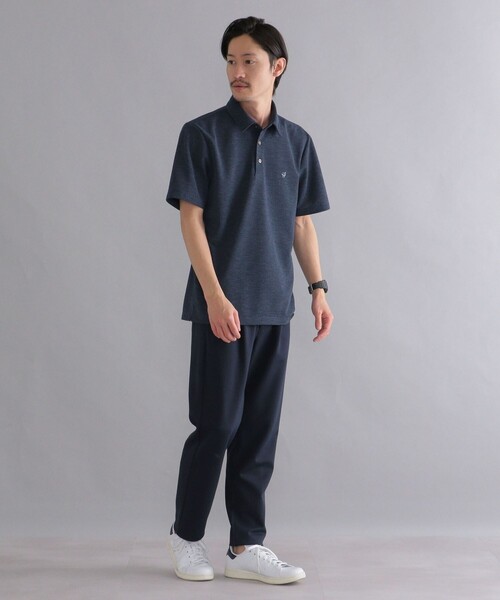 SHIPS（シップス）の「*SHIPS: 吸水速乾・UVケア Drymix（R) ワンポイント ロゴ レギュラーカラー ポロシャツ（ポロシャツ・メンズ・ブラック/ダークグレー/ベージュ/ネイビー/ライトブルー/ロイヤルブルー/ライトグレー・SMALL/MEDIUM/LARGE/X-LARGE/XX-LARGE）」の15枚目の写真