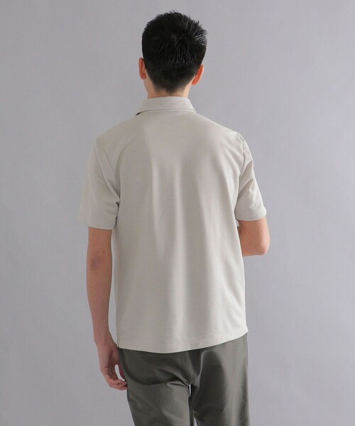 SHIPS（シップス）の「*SHIPS: 吸水速乾・UVケア Drymix（R) ワンポイント ロゴ レギュラーカラー ポロシャツ（ポロシャツ・メンズ・ブラック/ダークグレー/ベージュ/ネイビー/ライトブルー/ロイヤルブルー/ライトグレー・SMALL/MEDIUM/LARGE/X-LARGE/XX-LARGE）」の18枚目の写真