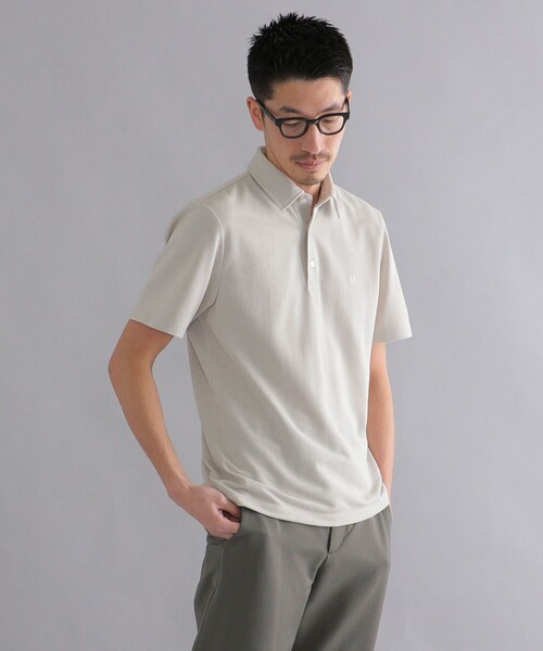 SHIPS（シップス）の「*SHIPS: 吸水速乾・UVケア Drymix（R) ワンポイント ロゴ レギュラーカラー ポロシャツ（ポロシャツ・メンズ・ブラック/ダークグレー/ベージュ/ネイビー/ライトブルー/ロイヤルブルー/ライトグレー・SMALL/MEDIUM/LARGE/X-LARGE/XX-LARGE）」の19枚目の写真