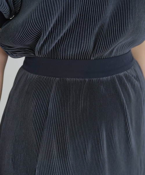 TINA：JOJUN（ティーナジョジュン）の「プリーツ マーメイドスカート TINA：JOJUN（スカート・レディース・ブルーグレー/ピンクベージュ・S/M）」の21枚目の写真