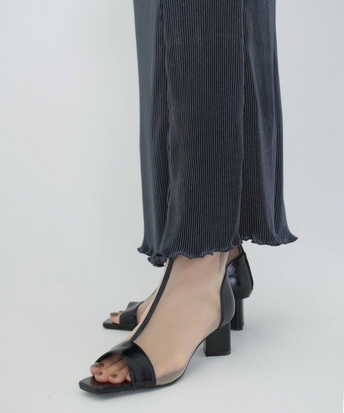 TINA：JOJUN（ティーナジョジュン）の「プリーツ マーメイドスカート TINA：JOJUN（スカート・レディース・ブルーグレー/ピンクベージュ・S/M）」の13枚目の写真