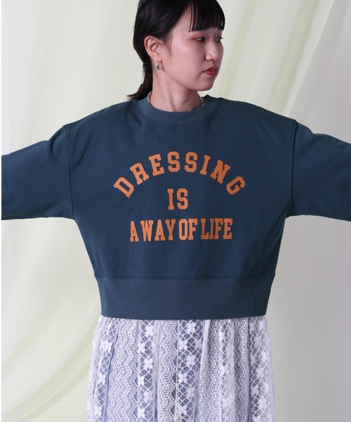 cepo(セポ)の「【WEB限定】スウェット+レースドッキングワンピース(ワンピース・レディース・ネイビー/グレー系・M)」の19枚目の写真