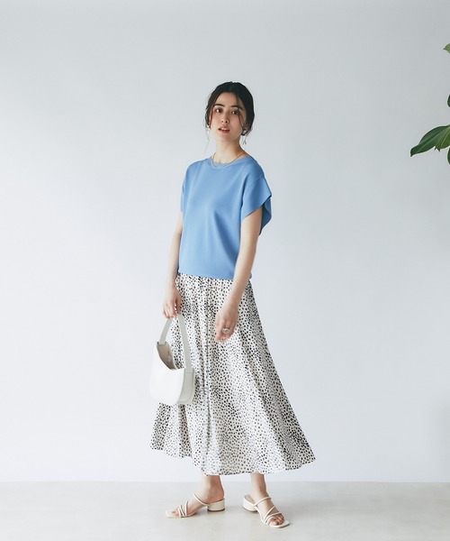 un dix cors（アンディコール）の「優秀トップス　ワイドスリーブニット（ニット/セーター・レディース・ブラック/オフホワイト/ブルー/グリーン・FREE）」の17枚目の写真