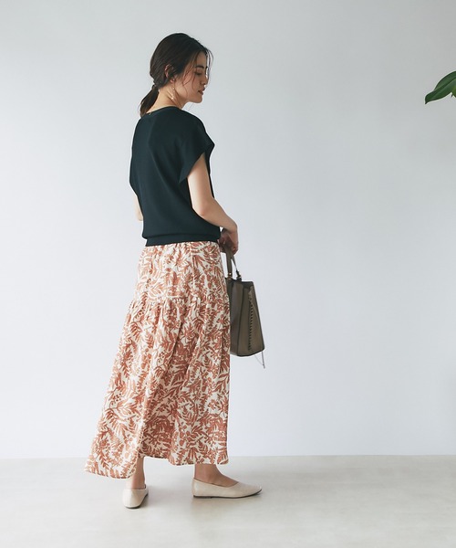 un dix cors（アンディコール）の「優秀トップス　ワイドスリーブニット（ニット/セーター・レディース・ブラック/オフホワイト/ブルー/グリーン・FREE）」の12枚目の写真