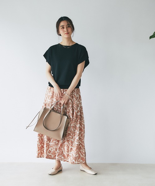 un dix cors（アンディコール）の「優秀トップス　ワイドスリーブニット（ニット/セーター・レディース・ブラック/オフホワイト/ブルー/グリーン・FREE）」の10枚目の写真