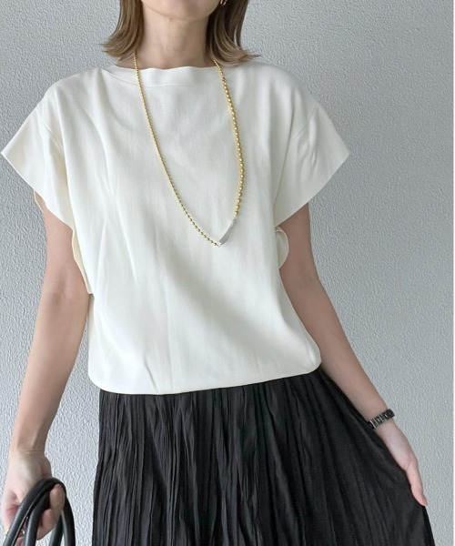 un dix cors（アンディコール）の「優秀トップス　ワイドスリーブニット（ニット/セーター・レディース・ブラック/オフホワイト/ブルー/グリーン・FREE）」の18枚目の写真