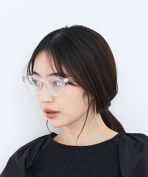 VIS（ビス）の「【ブルーライトカット・曇り止め加工】カラーフレームファッショングラス（サングラス・レディース・その他/ブラック/ピンク・FREE）」の4枚目の写真