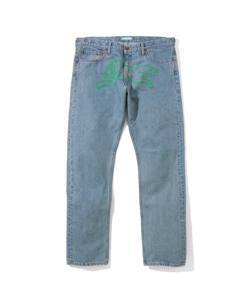 ICECREAM(アイスクリーム)の「RUNNING DOG DAMAGED DENIM PANTS(デニムパンツ・メンズ・ブルー系その他/ブルー系その他2・MEDIUM/LARGE/X-LARGE/SMALL)」の2枚目の写真