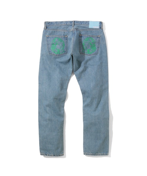 ICECREAM(アイスクリーム)の「RUNNING DOG DAMAGED DENIM PANTS(デニムパンツ・メンズ・ブルー系その他/ブルー系その他2・MEDIUM/LARGE/X-LARGE/SMALL)」の7枚目の写真