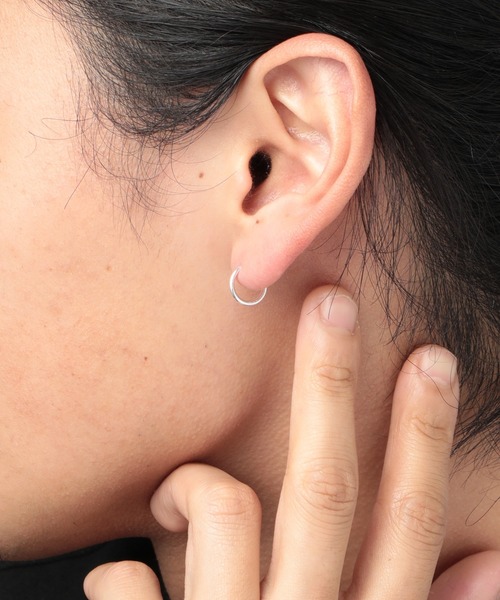 セール】【SETUP7】シルバー925 コンパクトフープピアス サークル