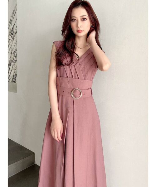 RESEXXY（リゼクシー）の「タックデザインフレアワンピース（ワンピース・レディース・ホワイト/ブラック/ピンク・FREE）」の22枚目の写真