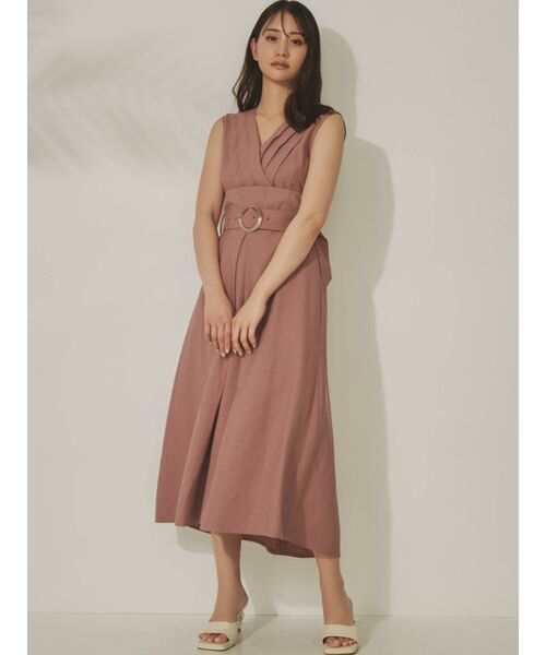 RESEXXY（リゼクシー）の「タックデザインフレアワンピース（ワンピース・レディース・ホワイト/ブラック/ピンク・FREE）」の10枚目の写真