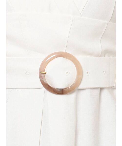 RESEXXY（リゼクシー）の「タックデザインフレアワンピース（ワンピース・レディース・ホワイト/ブラック/ピンク・FREE）」の17枚目の写真