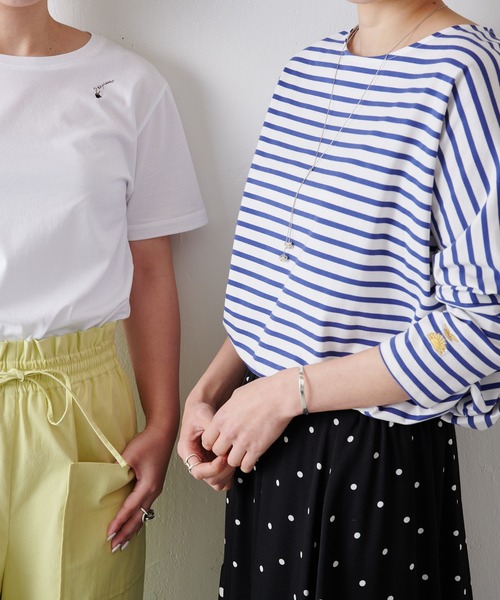 BEARDSLEY（ビアズリー）の「キリバス Tシャツ（Tシャツ/カットソー・レディース・ブルー・FREE）」の14枚目の写真