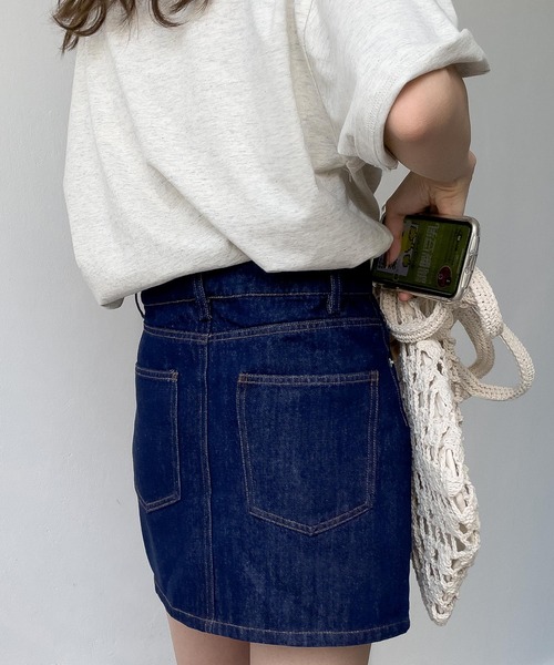 Chillfar（チルファー）の「デニムミニスカート（デニムスカート・レディース・アイボリー/ワンウォッシュ/ブラック/ネイビー・LARGE/MEDIUM）」の16枚目の写真