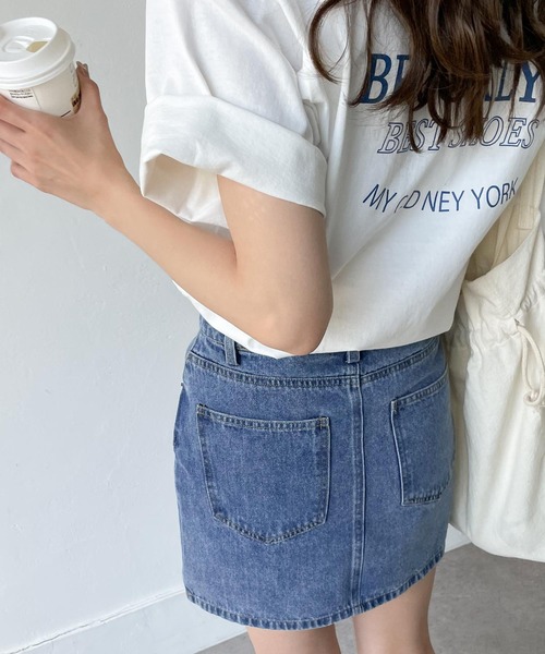 Vivienne デニムミニスカート FOREVER21 デニムスカート 「2024SS」キラキラデニムミニ