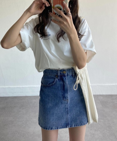 Chillfar（チルファー）の「デニムミニスカート（デニムスカート・レディース・アイボリー/ワンウォッシュ/ブラック/ネイビー・LARGE/MEDIUM）」の19枚目の写真