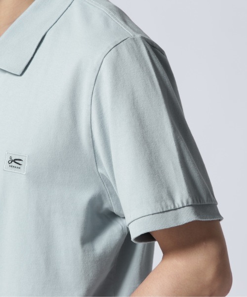 DENHAM（デンハム）の「DENHAM/デンハム/REGENCY POLO SHIRT（ポロシャツ・メンズ・ブルー・SMALL/MEDIUM/X-LARGE/LARGE）」の8枚目の写真