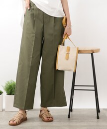 ◆サイドベンツスリットワイドパンツ