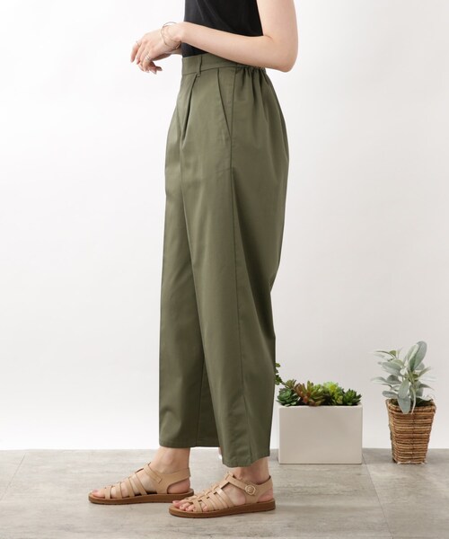 DRESKIP（ドレスキップ）の「◆サイドベンツスリットワイドパンツ（その他パンツ・レディース・ブルー/カーキ/サンドベージュ・02/03/04）」の18枚目の写真
