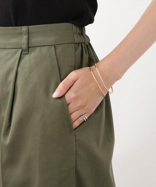 DRESKIP（ドレスキップ）の「◆サイドベンツスリットワイドパンツ（その他パンツ・レディース・ブルー/カーキ/サンドベージュ・02/03/04）」の8枚目の写真