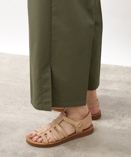 DRESKIP（ドレスキップ）の「◆サイドベンツスリットワイドパンツ（その他パンツ・レディース・ブルー/カーキ/サンドベージュ・02/03/04）」の22枚目の写真