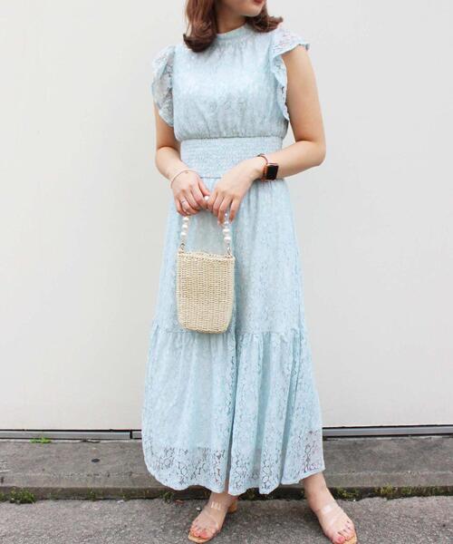 【売れました】INGNI(イング)ギンガムチェック×レースワンピース 売れました】INGNI(イング)ギンガムチェック×レースワンピース