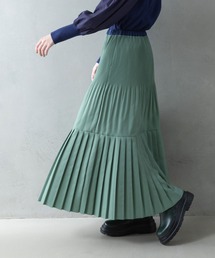 プリーツティアードスカート