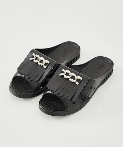 BENCH(BENSAN)(ベンチ)の「BENSAN-D CHAIN(サンダル・メンズ・ホワイト/ブラック・XL/L)」の2枚目の写真