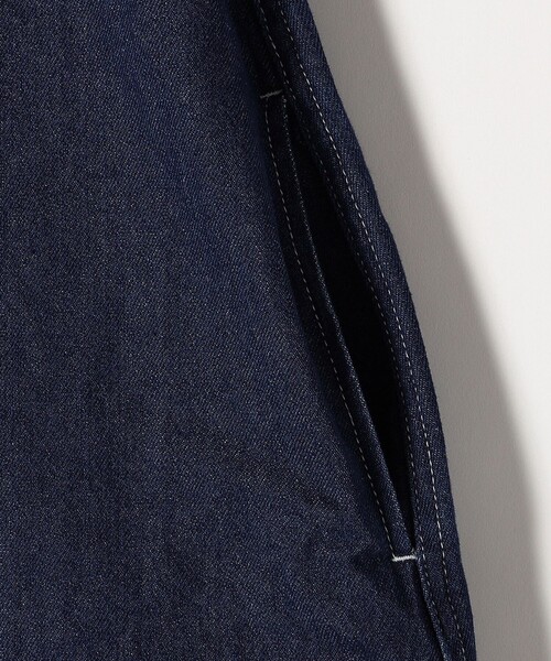 SHIPS any（シップス エニィ）の「SHIPS any:〈洗濯機可能〉デニム ブザム シャツ ワンピース［SHIPS any DENIM］（シャツワンピース・レディース・ネイビー/ブルー・ONE SIZE）」の10枚目の写真