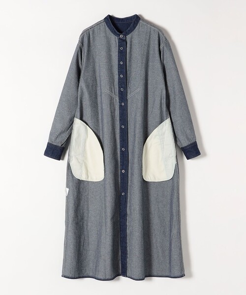 SHIPS any:〈洗濯機可能〉デニム ブザム シャツ ワンピース［SHIPS any