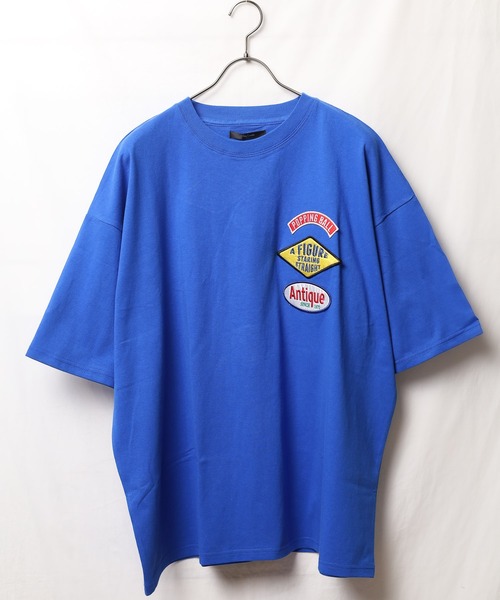 Bling Leads（ブリングリーズ）の「【Bl】ランダムワッペン半袖Tシャツ（Tシャツ/カットソー・レディース・ホワイト/ダークグリーン/ロイヤルブルー/スミクロ/グレイッシュブルー・MEDIUM/LARGE）」の15枚目の写真