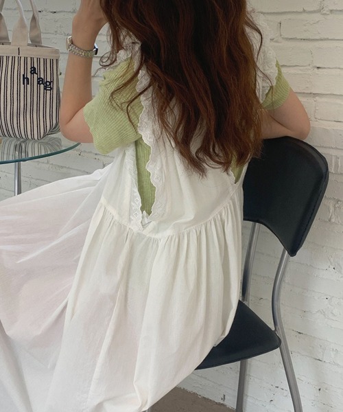 Auntie Rosa（アンティローザ）の「ルーズシルエットワンピース（ワンピース・レディース・ホワイト・FREE）」の18枚目の写真