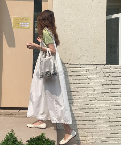 Auntie Rosa（アンティローザ）の「ルーズシルエットワンピース（ワンピース・レディース・ホワイト・FREE）」の20枚目の写真