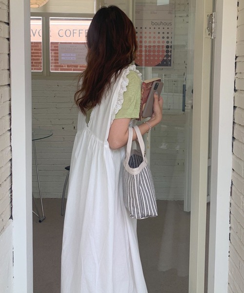 Auntie Rosa（アンティローザ）の「ルーズシルエットワンピース（ワンピース・レディース・ホワイト・FREE）」の11枚目の写真