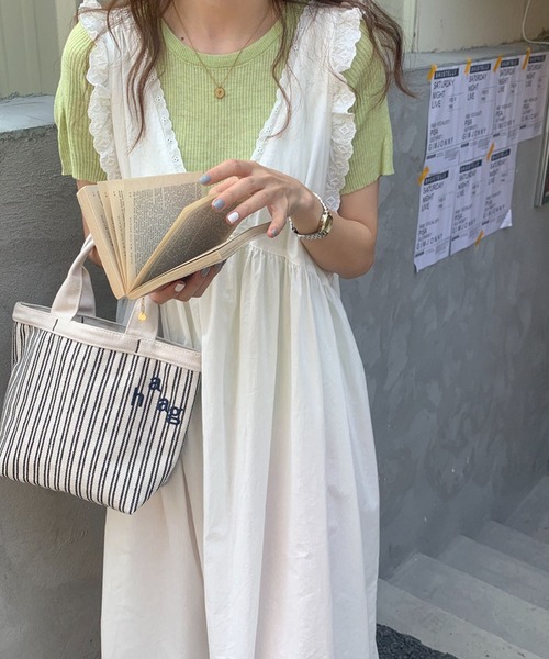 Auntie Rosa（アンティローザ）の「ルーズシルエットワンピース（ワンピース・レディース・ホワイト・FREE）」の14枚目の写真