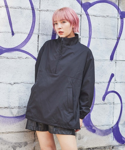 THE STANDARD（ザスタンダード）の「WEGO/【セットアップ対応商品】SOLOTEX ハーフZIPブルゾン（ブルゾン・メンズ・ブラック・MEDIUM/LARGE）」の19枚目の写真