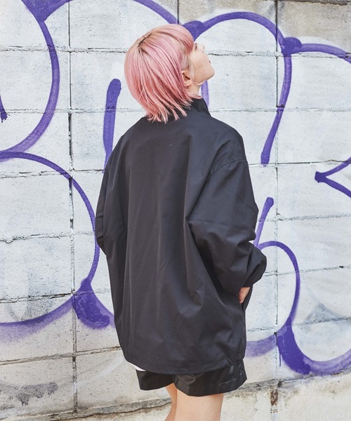 THE STANDARD（ザスタンダード）の「WEGO/【セットアップ対応商品】SOLOTEX ハーフZIPブルゾン（ブルゾン・メンズ・ブラック・MEDIUM/LARGE）」の21枚目の写真