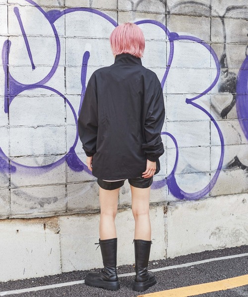 THE STANDARD（ザスタンダード）の「WEGO/【セットアップ対応商品】SOLOTEX ハーフZIPブルゾン（ブルゾン・メンズ・ブラック・MEDIUM/LARGE）」の14枚目の写真