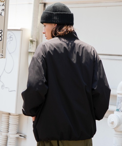 THE STANDARD（ザスタンダード）の「WEGO/【セットアップ対応商品】SOLOTEX ハーフZIPブルゾン（ブルゾン・メンズ・ブラック・MEDIUM/LARGE）」の8枚目の写真