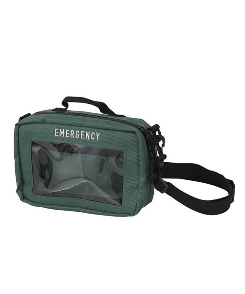 DULTON(ダルトン)の「EMERGENCY POUCH /エマージェンシー ポーチ(ショルダーバッグ・メンズ・ブラック/ダークグリーン・FREE)」の12枚目の写真