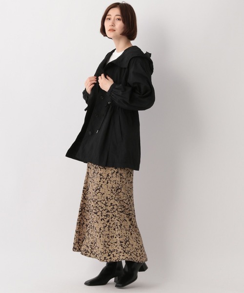 A part by(アパートバイ)の「【撥水加工】ハッスイドロストブルゾン 156798(ブルゾン・レディース・ブラック/ベージュ系その他・FREE)」の4枚目の写真