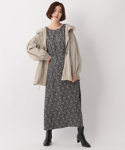 A part by(アパートバイ)の「【撥水加工】ハッスイドロストブルゾン 156798(ブルゾン・レディース・ブラック/ベージュ系その他・FREE)」の7枚目の写真