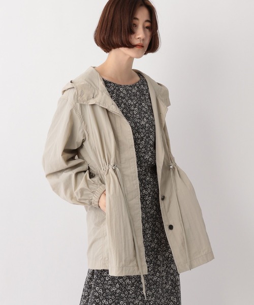 A part by(アパートバイ)の「【撥水加工】ハッスイドロストブルゾン 156798(ブルゾン・レディース・ブラック/ベージュ系その他・FREE)」の11枚目の写真