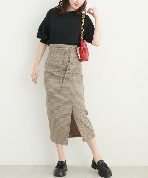 FREE'S MART（フリーズマート）の「◆ライトスウェットコクーンスリーブプルオーバー（Tシャツ/カットソー・レディース・ホワイト/ブラック/ブラウン・FREE）」の15枚目の写真