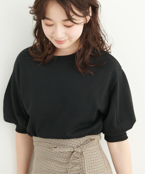 FREE'S MART（フリーズマート）の「◆ライトスウェットコクーンスリーブプルオーバー（Tシャツ/カットソー・レディース・ホワイト/ブラック/ブラウン・FREE）」の10枚目の写真