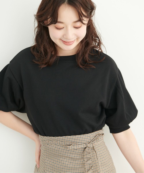 FREE'S MART（フリーズマート）の「◆ライトスウェットコクーンスリーブプルオーバー（Tシャツ/カットソー・レディース・ホワイト/ブラック/ブラウン・FREE）」の11枚目の写真