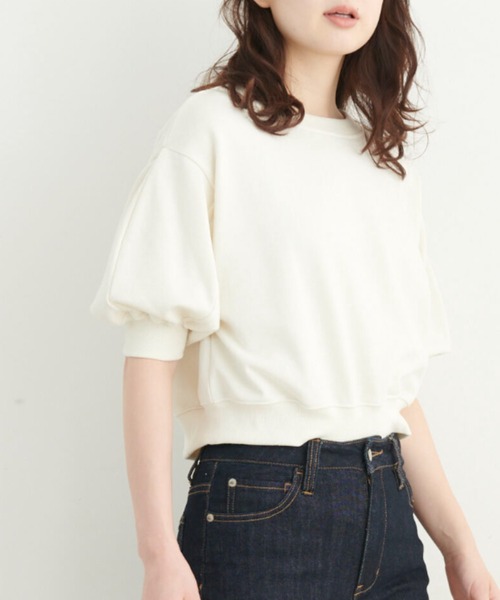 FREE'S MART（フリーズマート）の「◆ライトスウェットコクーンスリーブプルオーバー（Tシャツ/カットソー・レディース・ホワイト/ブラック/ブラウン・FREE）」の18枚目の写真