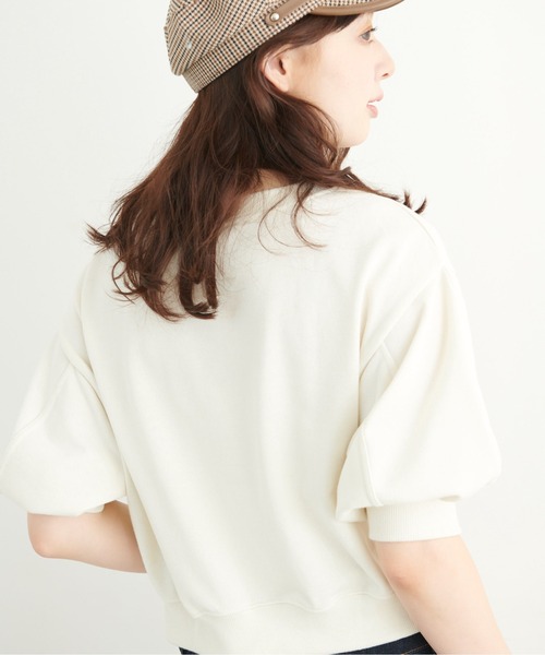 FREE'S MART（フリーズマート）の「◆ライトスウェットコクーンスリーブプルオーバー（Tシャツ/カットソー・レディース・ホワイト/ブラック/ブラウン・FREE）」の19枚目の写真